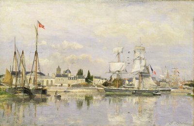 The Bassin Saint-Pierre at Caen by Stanislas Victor Edouard Lepine